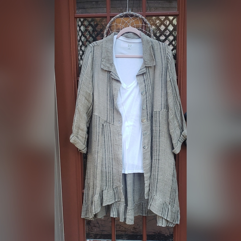 Paper Lace botique brand linen duster